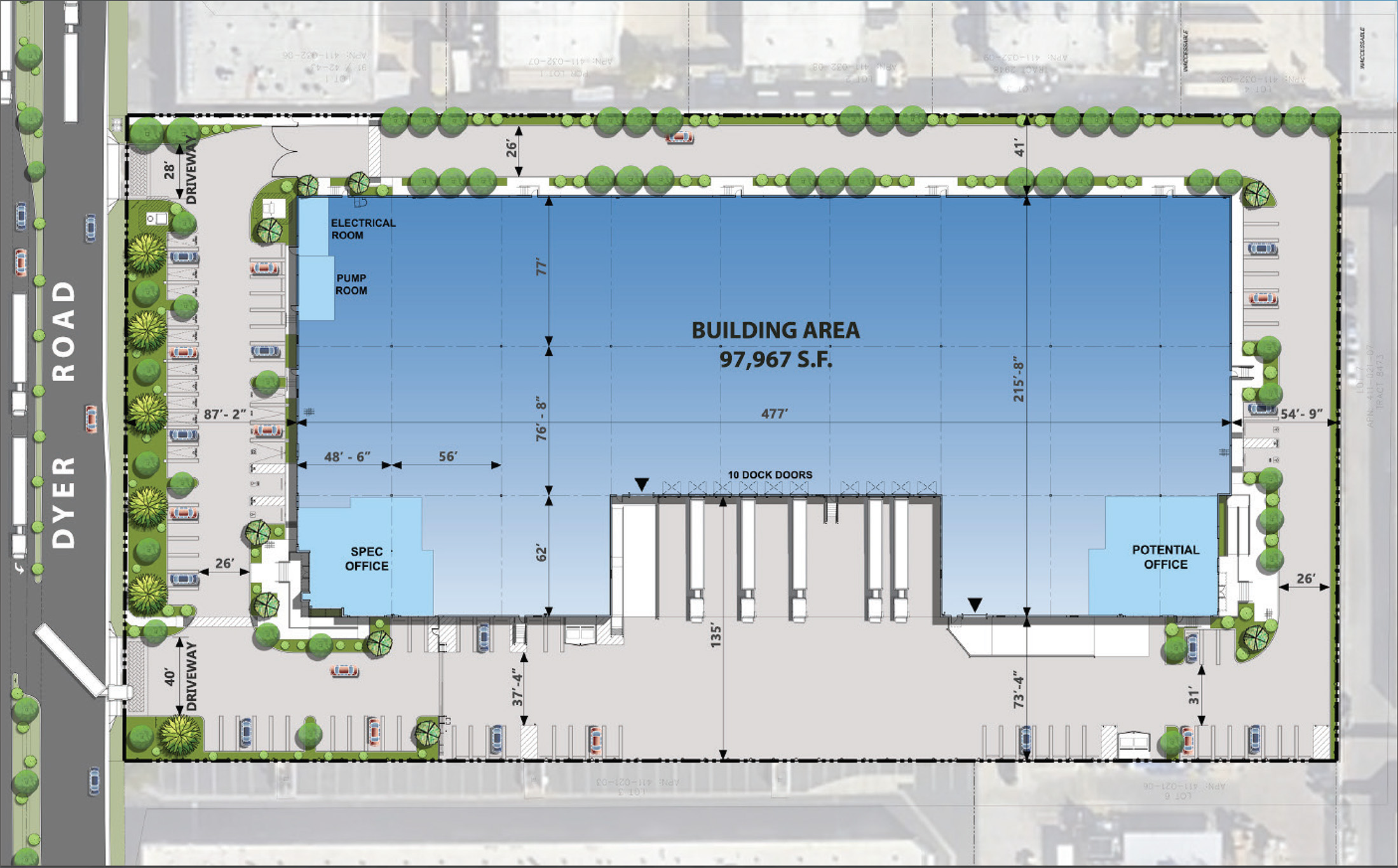 Dyer Distribution Center Site Plan